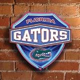 FLORIDA GATORS Team Logo Dual Lit NEON SHIELD WALL or WINDOW LAMP (15 Wide & 13 High)