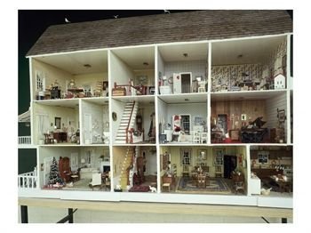 Doll House Interior, Georgian Style Giclee Poster Print, 24x18