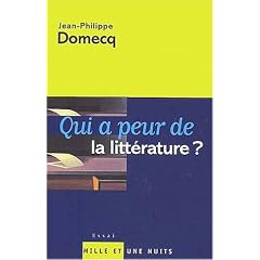 Qui a peur de la litt�rature ?