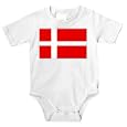 Onesie with map, Danmark, Danish