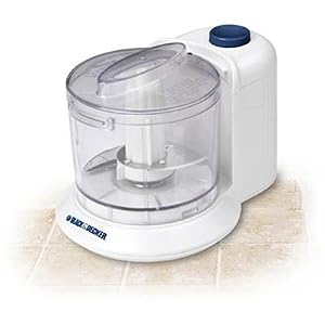 Black and Decker 1.5 Cup Mini Food Chopper - White by Applica