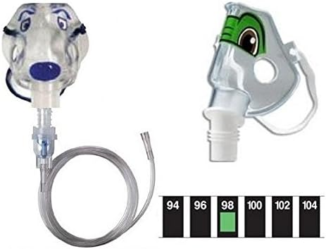 DOG AND TURTLE AEROSOL MASKS WITH FOREHEAD THERMOMETER