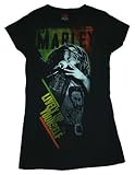 TS830 Bob Marley Music Lively Up Yourself Vintage Style Juniors Babydoll Soft T-Shirt