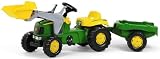 John Deere Tractor & Front Loader & Trailer