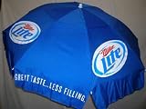 6ft Miller Light Logo Beach Umbrella with Tilt