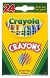 Crayola Brand #52-3024 24CT Crayon In Tuck Box