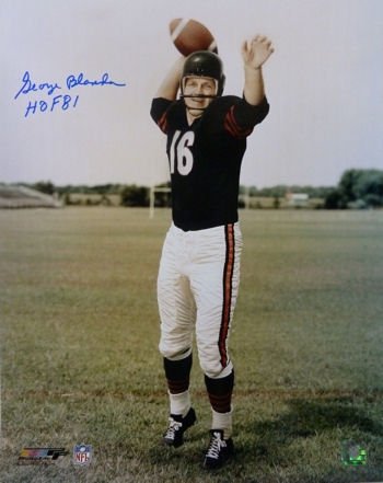Geroge Blanda Autographed/Hand Signed Oakland Raiders 16x20 Photo w/HOF 81