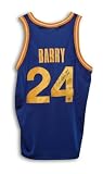Rick Barry Golden State Warriors Autographed/Hand Signed Blue Throwback Jersey Inscribed ''HOF 1987'