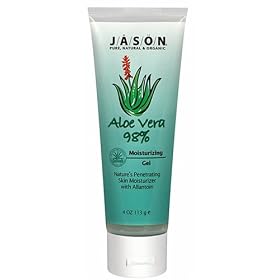 Jason Aloe Vera 98% Gel Tube, 4-Ounce Tubes (Pack of 6)
