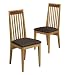 2 Detroit Slat Back Dining Chairs