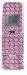 Let's Crystal It! Peel-n-Stick Swarovski Crystals for the Motorola V3 RAZR - Pink and Black