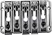 ULTRA DELUXE 5 STR BASS BRIDGE CHROME