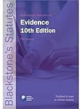 Blackstone's statutes on evidence