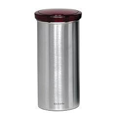 Brabantia Vorratsdose Kaffeepads, stahlmatt rot, 16,7cm
