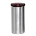 Brabantia Vorratsdose Kaffeepads, stahlmatt rot, 16,7cm