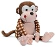 Happy Plaid Monkey Plush