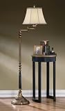 Murray Feiss FL6201AB Lafayette Foundry Collection Antique Brass Floor Lamp