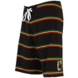 Billabong Bob Marley Jamming 4-Way Stretch Boardshort - Rasta/Black