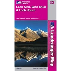 Loch Alsh, Glen Shiel and Loch Hourn (Landranger Maps)