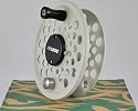 Fly Logic Premium Series Fly Fishing Fly Reel Spool FLP567S/P 5 - 6 - 7 Line Weight Aluminum Disc Drag Flyreel Spool - Platinum Color | FREE SHIPPING