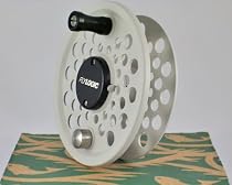 Fly Logic Premium Series Fly Fishing Fly Reel Spool FLP567S/P 5 - 6 - 7 Line Weight Aluminum Disc Drag Flyreel Spool - Platinum Color