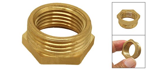 Amico 3/4 Brass Hex Reducing Reducer Bushing Pipe Adapter