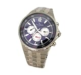 Louis Ardens Bern Blue - Silver Multifunction Stainless Steel Gents Watch