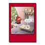 Too Much Info Fish - Damn Funny Cartoon Merry Christmas Greeting Card