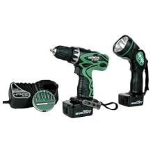 Hitachi DS12DVF3 12-Volt Ni-Cad 3/8-Inch Cordless Drill/Driver Kit