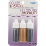 Life of the Party Liquid Soap Colors, 0.75-Ounce, Red/Yellow/Blue, 3-Pack