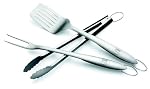 Weber Style 6445 Professional-Grade Stainless-Steel 3-Piece Barbeque Tool Set