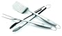 Weber Style 6445 Professional-Grade Stainless-Steel 3-Piece Barbeque Tool Set