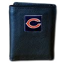 NFL Trifold Leather Wallet - Chicago Bears