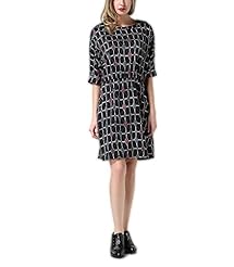 Polyester General Print Vintage Spring Elasticized   Waistline  Dress