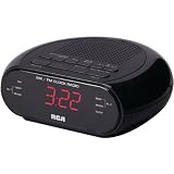 Brand New Rca Alarm Clock Radio With Red Led & Dual Wake