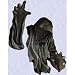 medieval Wraith Grim reaper Creeper gothic Wall Sculpture Statue (The Digital Angel)