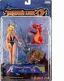 411PilwzICL. SL160  Dragons Lair 3d Princess Daphne with Fire Drake Series One