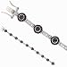 C.Z. (.925) STERLING SILVER AND BLACK RHODIUM title=