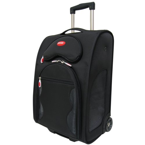 Teafco Argo Medium 20-Inch Tally-Ho Wheeled Pet Carrier - Black