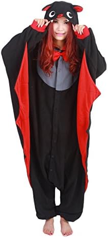 Irises Casual Onesie Sleepcoat Bat Kigurumi Pajamas Cartoon Costume Loosely