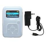 Premium Clear Silicone Skin Case + Wall Charger For Sandisk Sansa Clip+ Plus