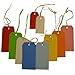 JAM PAPER Gift Tags with String - Small - 3 1/4 x 1 5/8 - White - 10/Pack