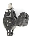Nautos #92013-Organic line-SINGLE SWIVEL WITH CAM AND BECKET - 57 mm sheave diameter-Aluminum & composite for less friction and high resistance. Sailboat hardware