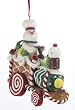 3.25" Gingerbread Kisses Snowman Candy Train Christmas Ornament