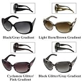 Gucci - Gucci Oversize Sunglasses 2932/S: Cyclamen Glitter/Pink Gradient