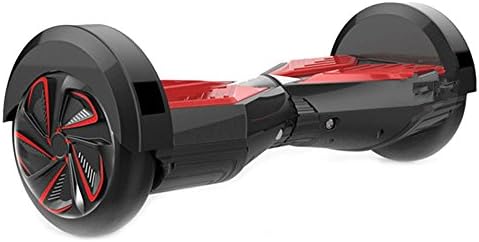 Ship from LA 8 Inch Smart Two Wheel Self Balancing Electric Scooter with Bluetooth Speaker and LED Lights (Black)