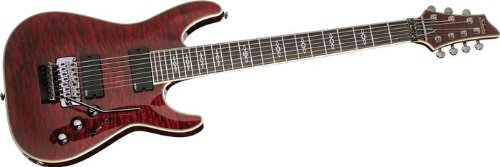 Schecter 2438 7-Strings Electric Guitar Black Cherry
