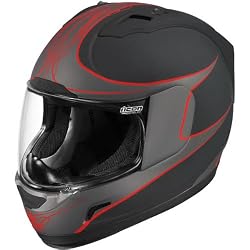 Icon Rat Men's Alliance On-Road Motorcycle Helmet - Black Rubatone