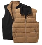 TravelSmith - Men's Microsuede Reversible Vest