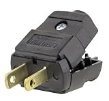 10 each: Leviton Light Duty Clamlite Plug (017-00101-0PE)